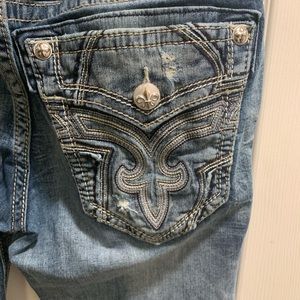 Mens Rock Revival Jeans “Xanthos” Slim Boot